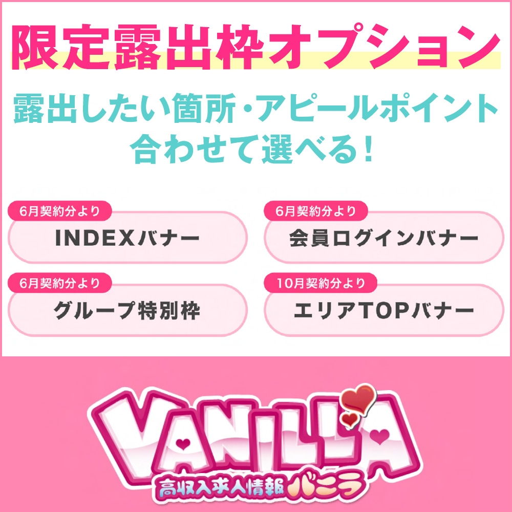 【バニラ】「新規オプション」リリース