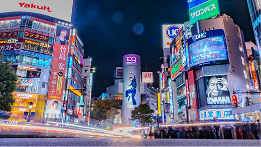 渋谷交差点の写真